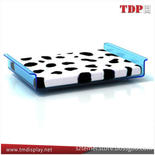 colored acrylic pet bed